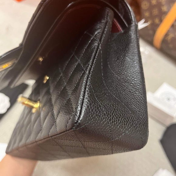 Chanel Small Classic Black Caviar Ghw - Picture 6 of 7